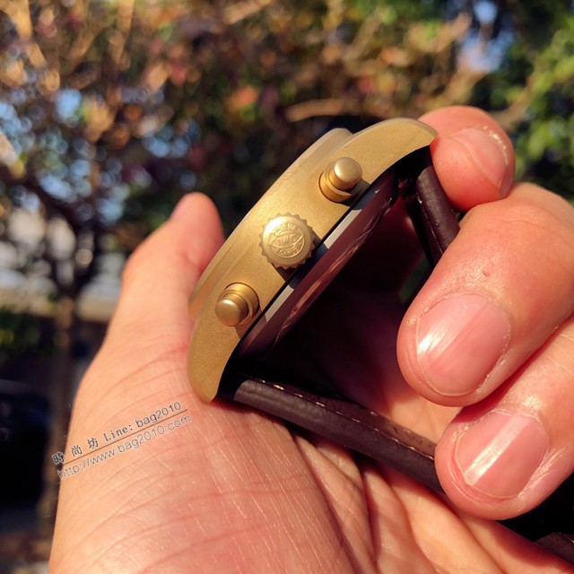萬國高端複刻手錶 IWC噴火戰機飛行員計時青銅腕表  gjs1979